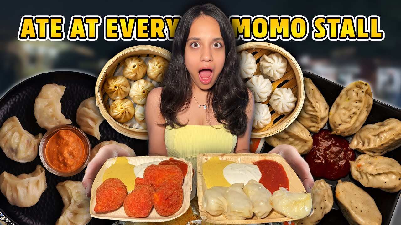 I Ate At EVERY MOMO STALL I See Until I Find The BEST! (PART-2) 😱😱 