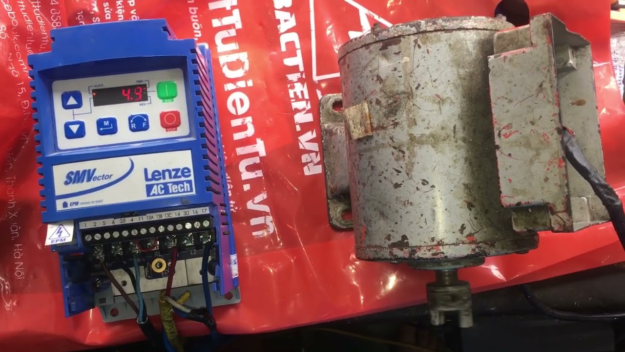 Sửa Biến tần Lenze AC Tech SMVector 0.75kW ESV751N04TXB 1541 Lỗi cháy nổ công suất