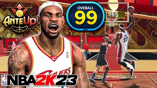 99 OVR LEBRON JAMES BUILD is a VC THIEF in NBA 2K23