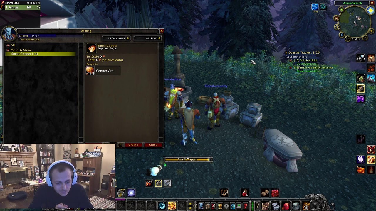 Classic Anniversary   TBC Pre-Patch.  More Draenei Leveling