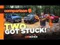 TWO GOT STUCK! N-Trek Warrior v Ranger Raptor v Colorado SportsCat: 2020 Off-road ute comparison