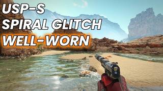 USP-S Spiral Glitch (Well-Worn) | CS2 Skin Showcase