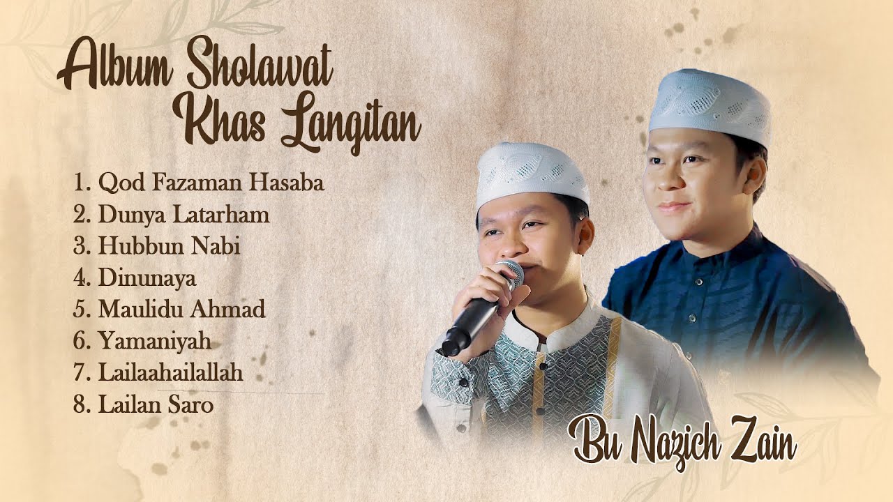 ALBUM COVER SHOLAWAT LANGITAN TERBARU 2025 - By Nazich Zain