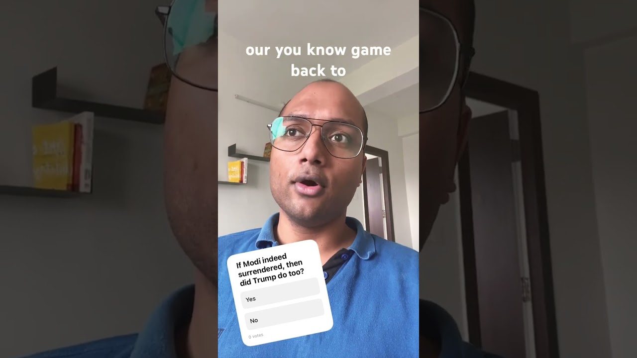 Did Trump “SURRENDER” against Iran? The Indian twist! 