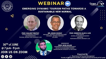 “Emerging 🏜️ Dynamic ♒ Tourism 🏖️️Paths 🐾️ Towards ➡️ A Sustainable 🍃 New Normal 😃"