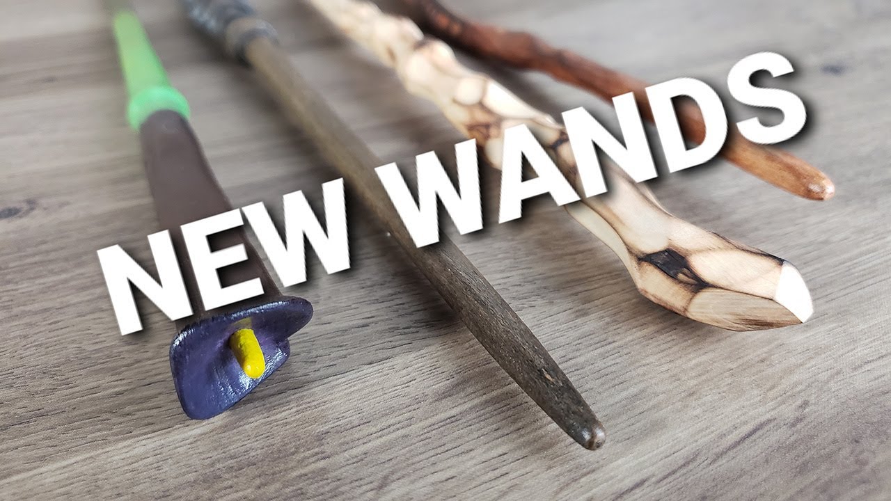 Four New Custom Wands - March 2021