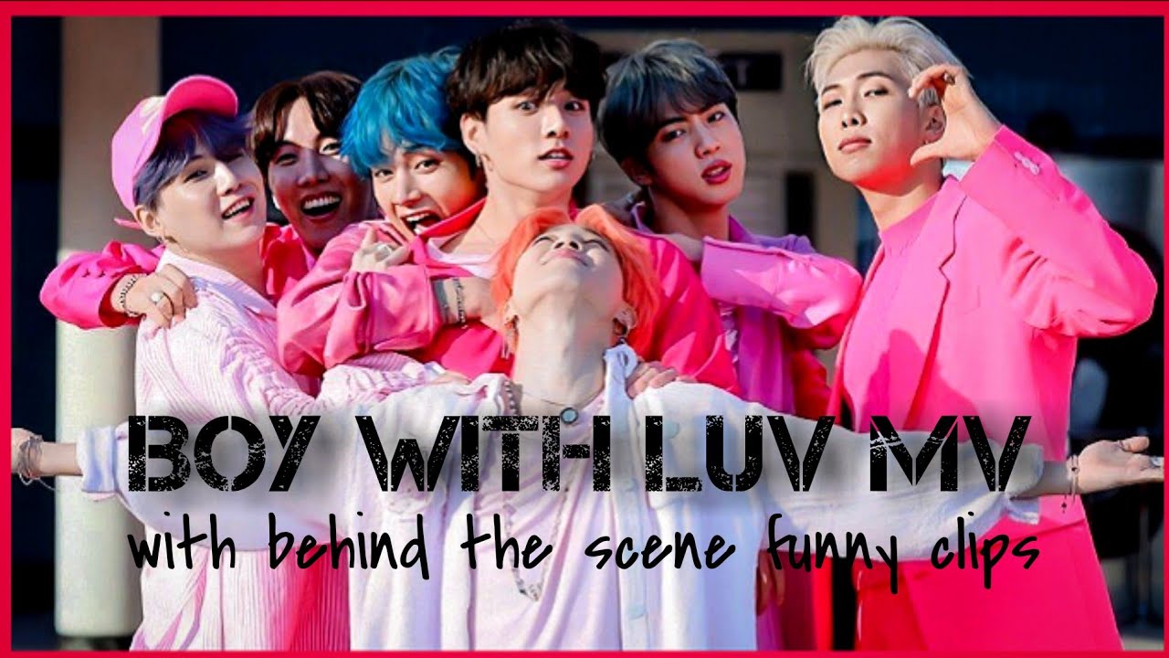 BTS BOY WITH LUV behind the scenes compilation and funny moments with