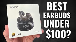 Best ANC Earbuds Under $100!? TOZO NC20 True Wireless Earbuds! 