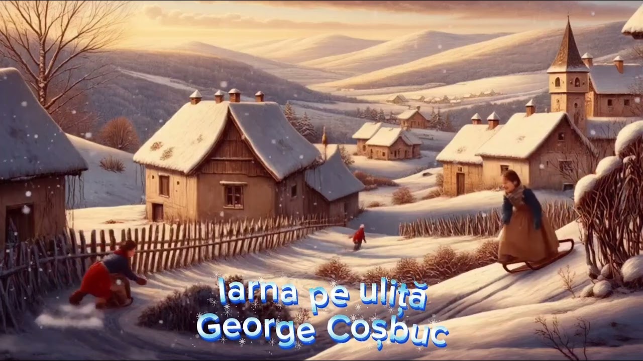 Iarna pe uliță - George Coșbuc (adaptare muzicală) colind de Crăciun 