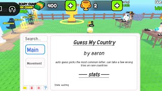 [🌍]Guess My Country! Script | Auto Guess, Auto Win