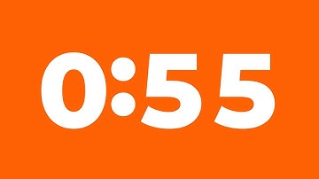 55 Second Timer With Music | 55 Second Clock | Fifty Five Seconds