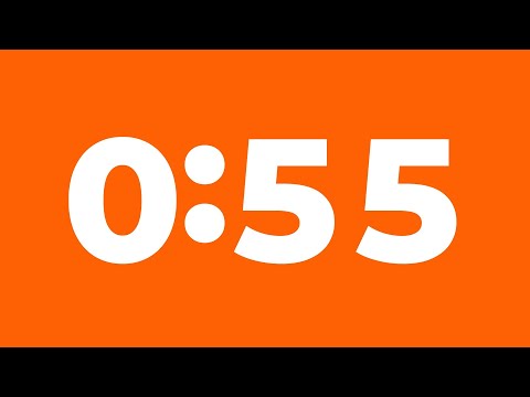 55 Second Timer With Music | 55 Second Clock | Fifty Five Seconds