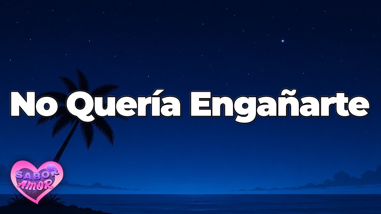 Víctor Manuelle - No Quería Engañarte | Letra