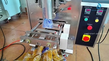 Rubber band elastic cord bungee multi heads weighing filling bag packaging machine testing video