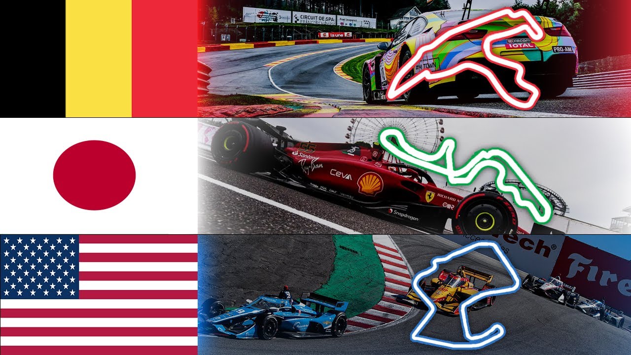 TOP CIRCUITOS ¿Cuál es el MEJOR del MUNDO? 💥 Spa Francorchamps, Le Mans, Fuji, Suzuka.. | F1, WEC...