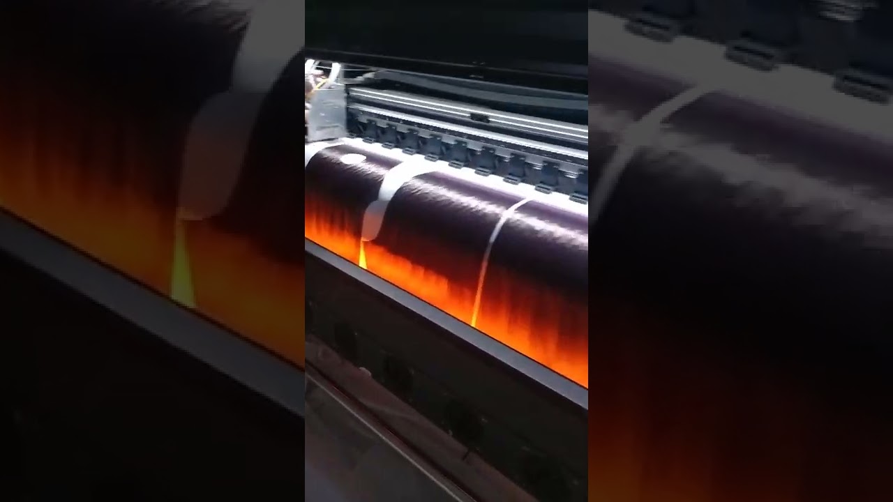 mesin printing sublim menggunakan pemanas curing