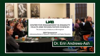 CEDHARS Symposium 2024: Dr. Erin Andrews-Ash – Challenging Ableism in Medical Settings