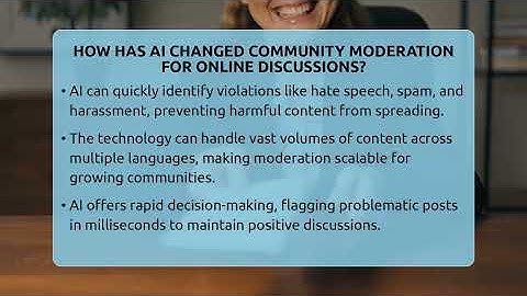 How Has AI Changed Community Moderation For Online Discussions? - Everyday-Networking