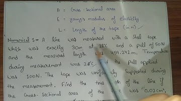 Tape correction for pull// Surveying// PART-2// lecture-14