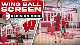 Wisconsin Wing Ball Screen Decision Mode Drill YT