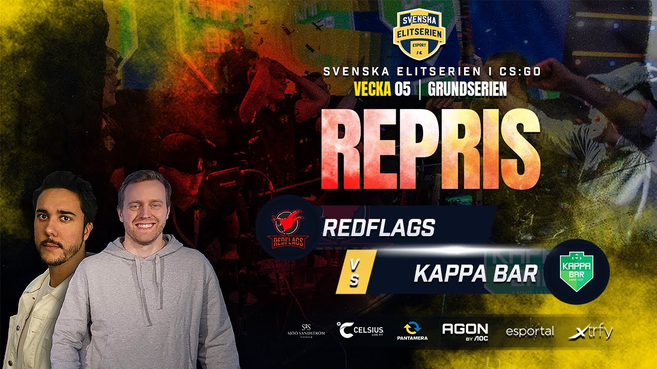 Elitserien Vårsäsongen 2023 Vecka 5 - Redflags vs Kappa Bar