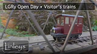 Full Linleys Garden Railway • Visitor Open Day • Fun Running Trains Update
