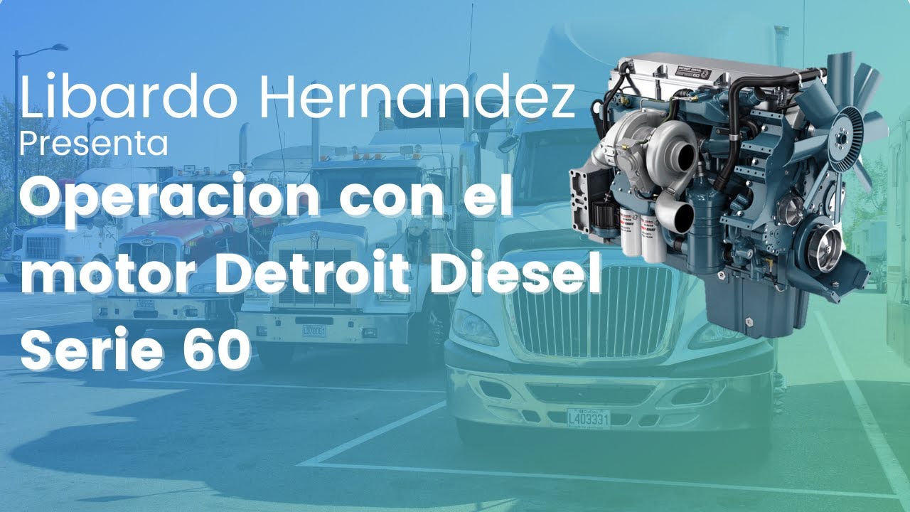 Operacion de motor detroit diesel serie 60 - YouTube