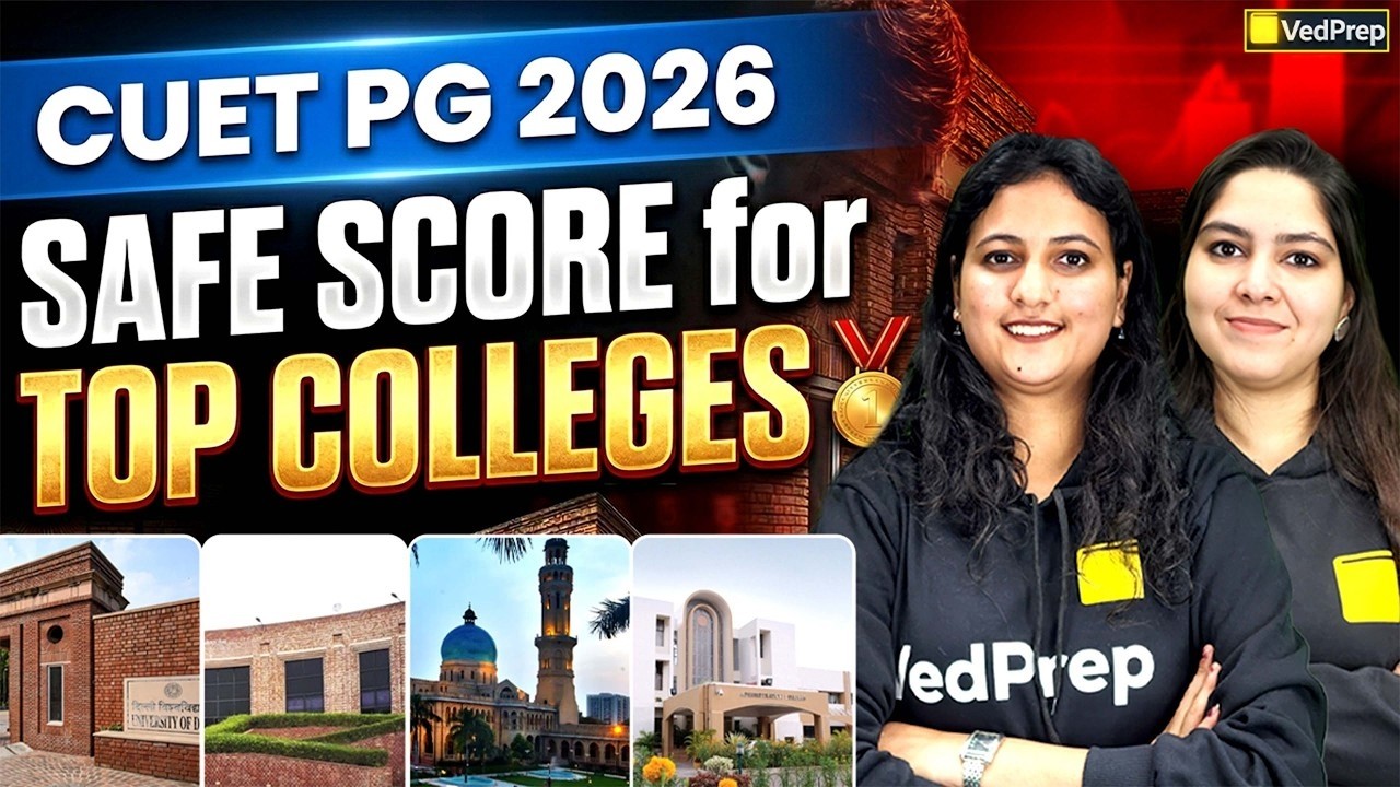 CUET PG 2026 Safe Score 😱🔥 | Top Colleges Cut-Off 📊 | College-Wise ...
