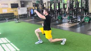 Single Arm DB Split Snatch