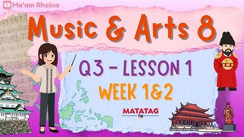Music and Arts 8 Quarter 3 Week 1-2 (Matatag) Asian Court Music