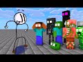 Henry stickmin distracts monster school  minecraft animation