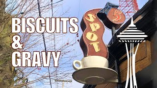 Classic Seattle Diner: Biscuits & Gravy at The 5 Spot • Seattle Breakfast • Restaurant ASMR