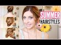Quick &amp; Easy Summer Hairstyles for Any Length Hair | Courtney Lundquist