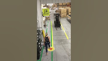 LED Sign Caution Forklift Video