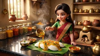 Miniature Diya Makes Soft Idli, Sambar & Chutney 😍 screenshot 4