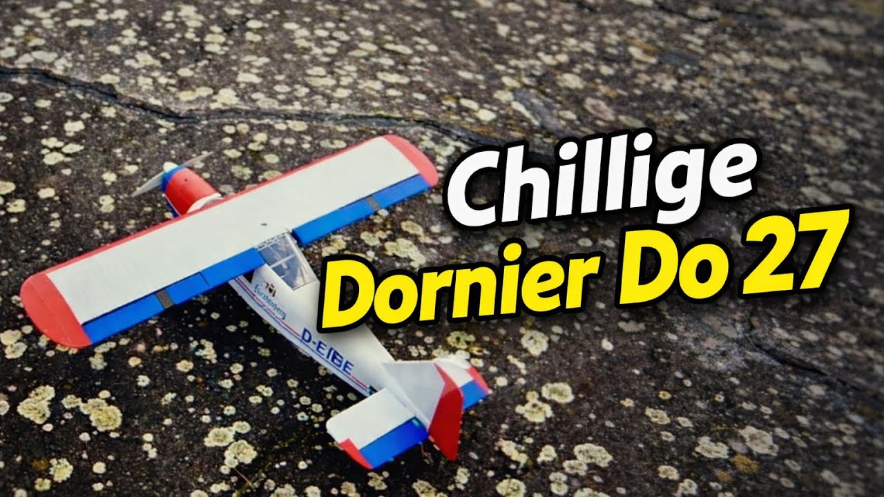 Chilliger Flug mit der Dornier Do 27 #rc #rcplane #fly - YouTube