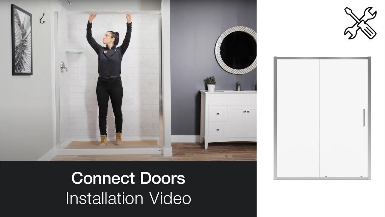 Connect/Connect Pro Sliding Shower Door Installation Video YouTube