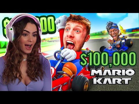 My Reaction To Sidemen 100,000 Mario Kart Race