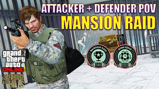 NEW Mansion Raid Mode! Attacker + Defender POV: Multi-Stage Vault Raid in GTA Online
A new Adversary Mode called Mansion Raid is now available in GTA Online. In this video, you will see gameplay for playing as both Attackers and Defenders. The mode pits Eberhard Security against Merryweather Security, two prominent private security companies in the GTA HD universe. In this mode, the attackers must make their way through The Vinewood Residence mansion, reach the underground vault, steal the gold and deliver it to the evac vehicle outside within the given time (5 minutes). The defenders must stop the attackers from progressing by planting explosives at security panels and detonating them within the given time. The attackers have limited lives (10 lives) for each stage (lives are replenished for each stage cleared) and limited time of 5 minutes (+30 seconds for each stage cleared). The defenders have unlimited lives and can disarm any armed explosives. There are weapon and armor pickups available throughout the map. There are 2 security panels to destroy/defend in each stage. In the last stage, the attacker carrying the gold will have slowed movement and will be marked on the map.
The game mode is giving out double GTA$ & RP payouts during the current event week (January 15 to January 21, 2026). You can also earn an additional $200,000 bonus cash for winning a match this week (the money will be given within 72 hours of completion). There are 2 new platinum awards associated with the game mode: Mansion Raid (Win Mansion Raid as both Attackers and Defenders) and Bomb Squad (Defuse or plant at 10 bomb sites during Mansion Raid).
Timestamps:
0:00 New Mansion Raid Adversary Mode
0:08 Defenders POV
2:54 Attackers POV
7:35 Final payout and match results
8:06 New platinum awards + 200K bonus cash
Added as part of the A Safehouse in the Hills Update.
Join my Discord Server here: https://discord.gg/qW7eU89
System Specifications: (MSI Pulse 16 AI C1V Laptop)
Intel® Core™ Ultra 7 Processor 155H (16 Cores up to 4.8Ghz Turbo Boost)
Nvidia GeForce RTX 4070 8GB GDDR6 VRAM
32GB (16x2) DDR5 RAM (Dual Channel @5600Mhz)
1 TB SSD
Current Resolution: 2560x1600 @240Hz
Windows 11
Recorded with Nvidia Share.
Thank You for watching!! Leave a LIKE if you enjoyed, SHARE it with your friends & SUBSCRIBE for more! NEW Mansion Raid Mode! Attacker + Defender POV: Multi-Stage Vault Raid in GTA Online