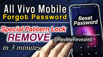 Vivo Y91c, Y90, Y91i, Y93, Y95, Y11, Y12, Y15, Y17 All Type Password, Pattern Lock Remove In 1 Click