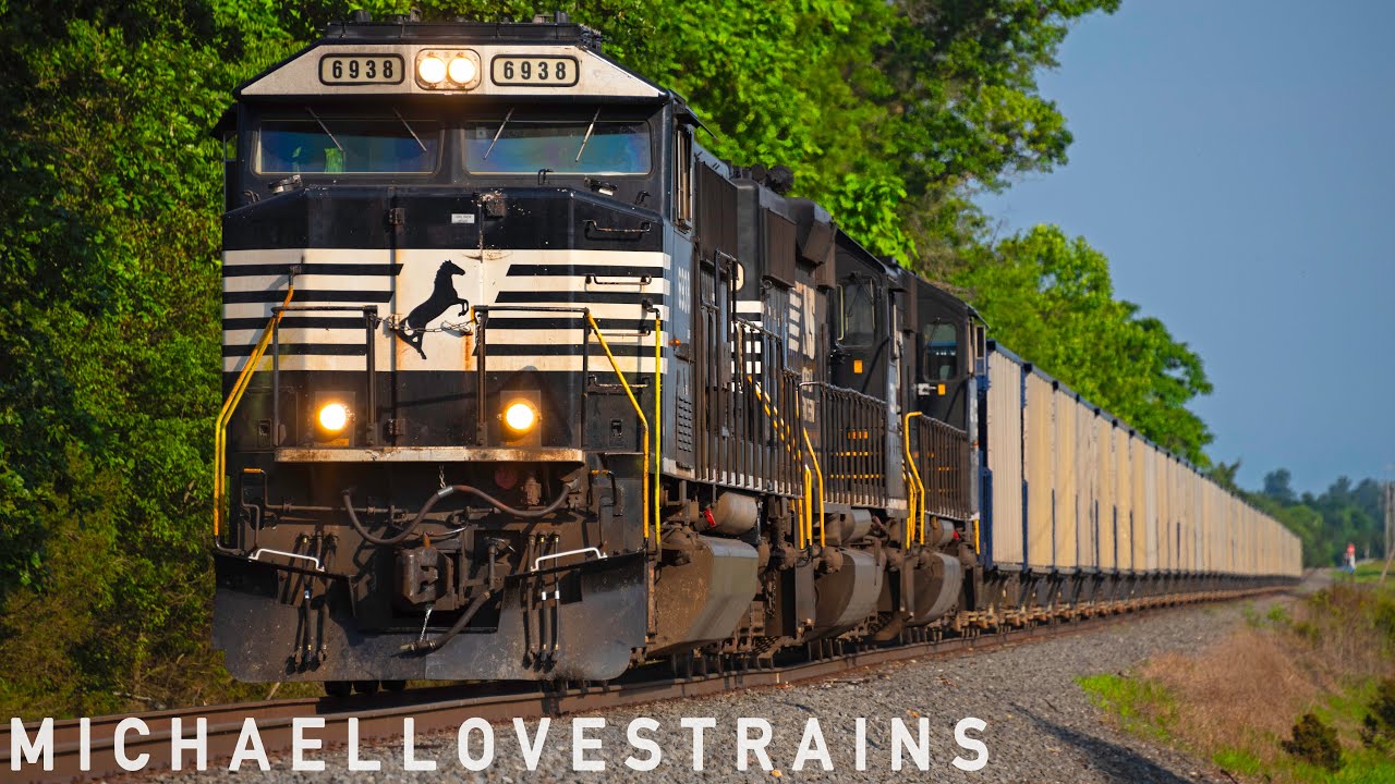 Extreme Norfolk Southern Freight Trains in Virginia