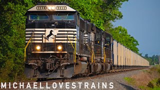 Extreme Norfolk Southern Freight Trains in Virginia