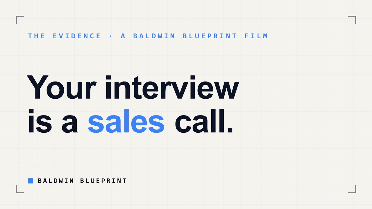 Why a job interview is really a sales call, the evidence