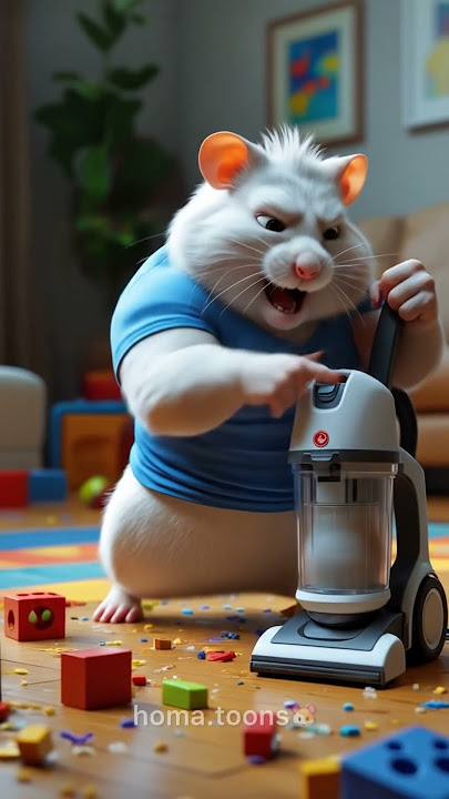 Did you recognise the hamster? 👻 #hamster #kidsanimation #cartoon