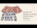 How To Make A Long Sleeve Tube Top (Sewing Tutorial)