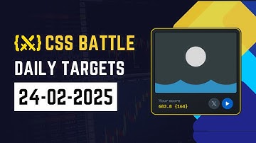 CSS Battle Daily Target Solution | February 24, 2025 | HTML CSS