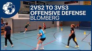 Defense Exercise - Handballtraining Björn Piontek | Handball inspires Blomberg [deutsch/english]