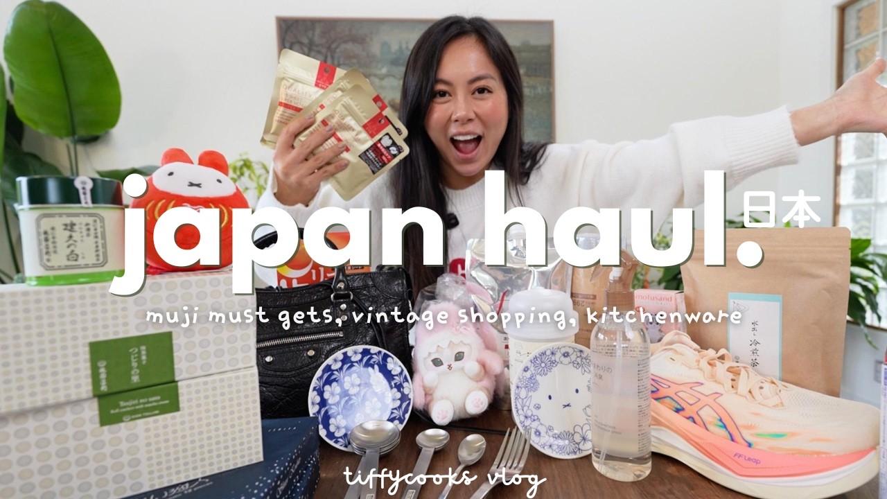 Japan Haul 🇯🇵 🌸 Must-Have Muji Items, Kitchenware, Vintage Treasures & My Shopping Finds!