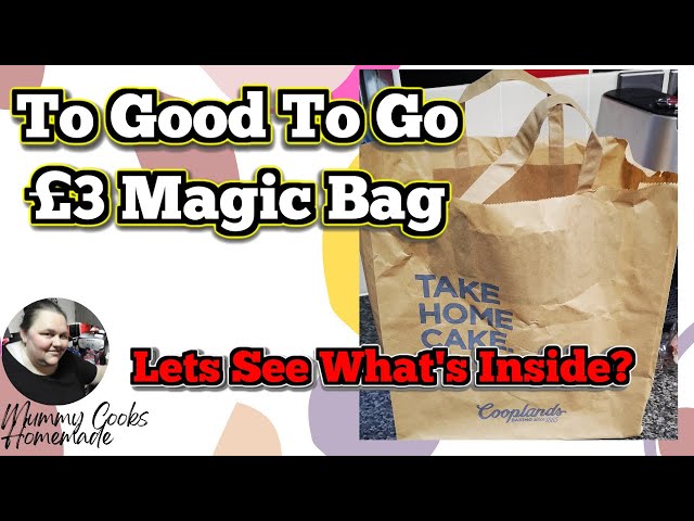 Too Good To Go. What's inside my £3 magic bag? cooplands bakery 