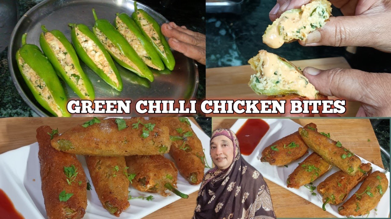 Green chilli chicken recipe | cheesy chicken peri bites recipe | Ramzan special recipe | 